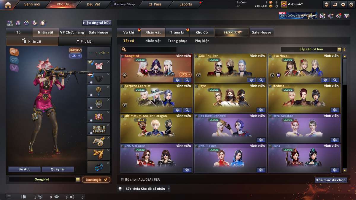 shop acc cf uy tin gia re
